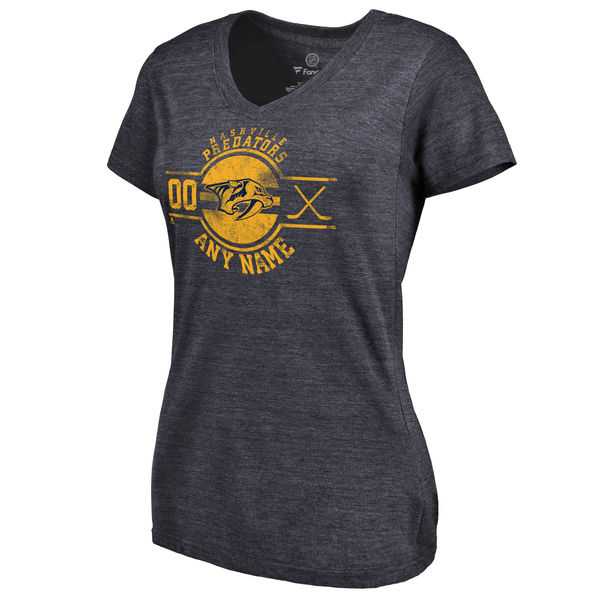 Women's Nashville Predators Fanatics Branded Personalized Insignia Tri Blend T-Shirt Navy FengYun,We sell and wholesale Women's Nashville Predators Fanatics Branded Personalized Insignia Tri Blend T-Shirt Navy FengYun on line form chian!